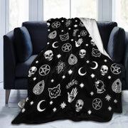 Halloween Witch Blanket Flannel Blanket