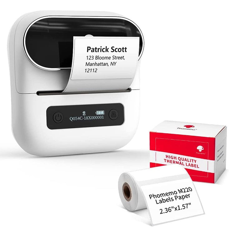 Mini Bluetooth Thermal Barcode Sticker Printer