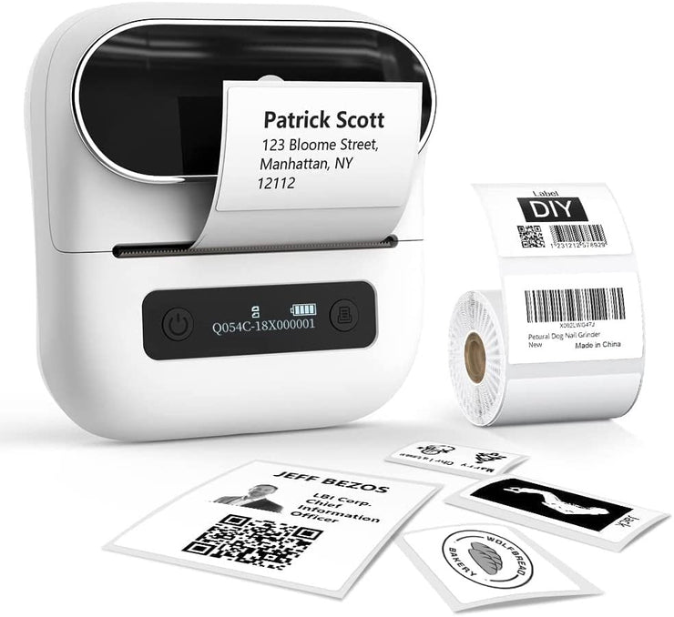 Mini Bluetooth Thermal Barcode Sticker Printer