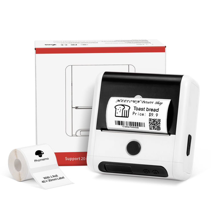 Mini Bluetooth Thermal Barcode Sticker Printer