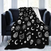 Halloween Witch Blanket Flannel Blanket