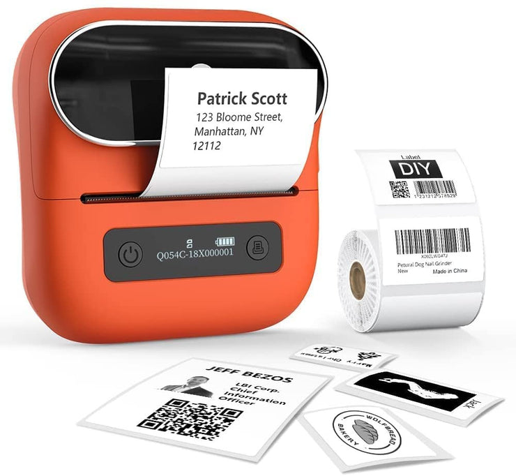 Mini Bluetooth Thermal Barcode Sticker Printer