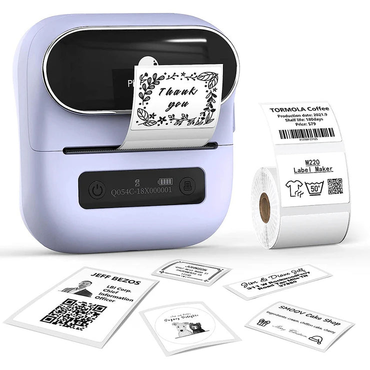 Mini Bluetooth Thermal Barcode Sticker Printer